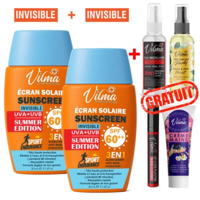 2 Ecran Solaire Invisible – SPF 60+