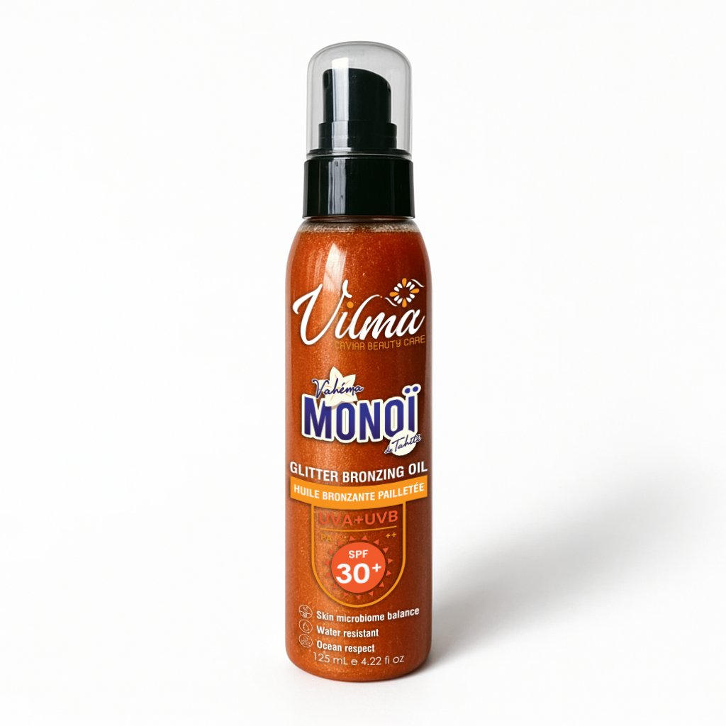 Huile Huile Bronzante Pailletée Monoi De Tahiti -125ml