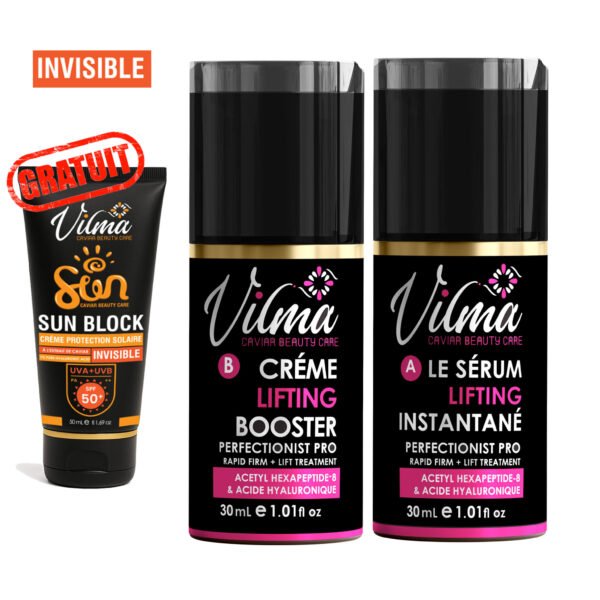 Duo Lifting Pro – Sérum + Crème + Crème Solaire Offerte